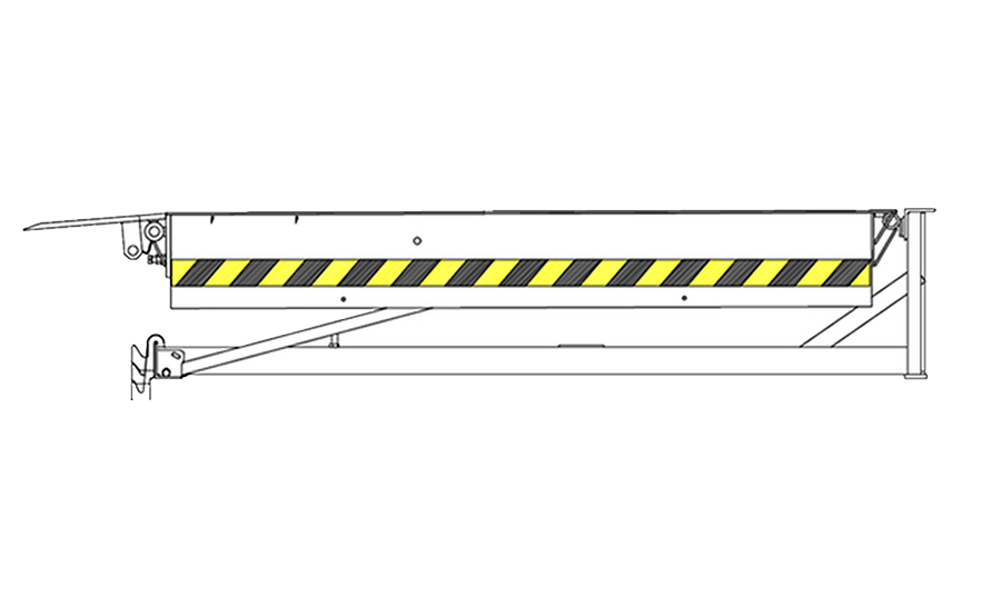 Retro Dock Leveler Stripe Tape