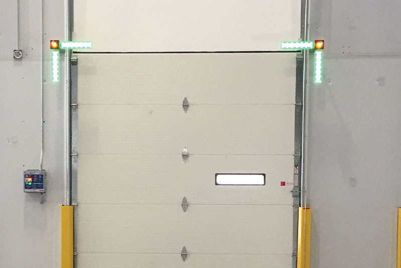 Edge Light (green) with Overhead Door