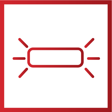 High Visibility LED Bar Icon